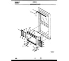 Frigidaire FAS256T2A1 window mounting parts diagram