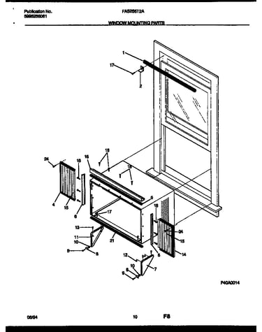 Window mounting parts