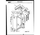 Frigidaire FPGC21TAW1 cabinet parts diagram