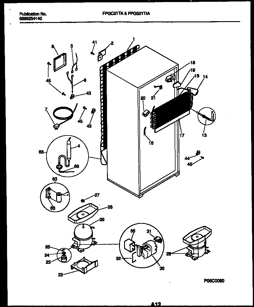 System and automatic defrost parts