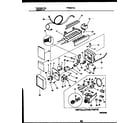 Frigidaire FPGC21TAW1 ice maker and installation parts diagram