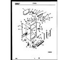 Frigidaire FRT20QRBW0 cabinet parts diagram