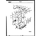 Frigidaire FRT20QRBW1 cabinet parts diagram