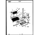 Frigidaire FRT20QRBW0 system and automatic defrost parts diagram