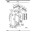 Frigidaire FRT19PRAD1 cabinet parts diagram