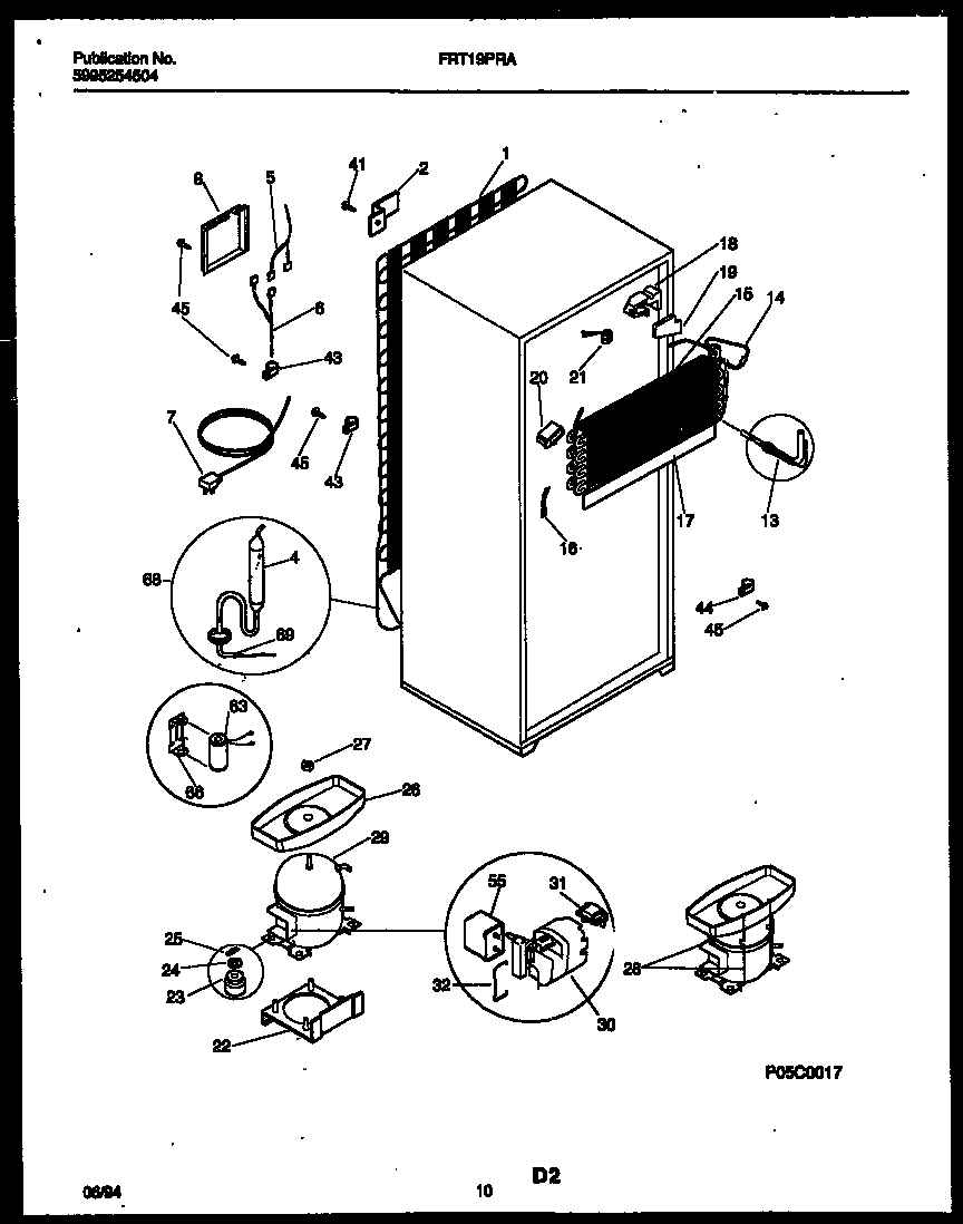 SYSTEM AND AUTOMATIC DEFROST PARTS