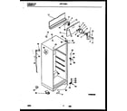 Universal/Multiflex (Frigidaire) MRT15CBCY0 cabinet parts diagram
