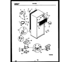 Universal/Multiflex (Frigidaire) MRT21BRBD0 system and automatic defrost parts diagram