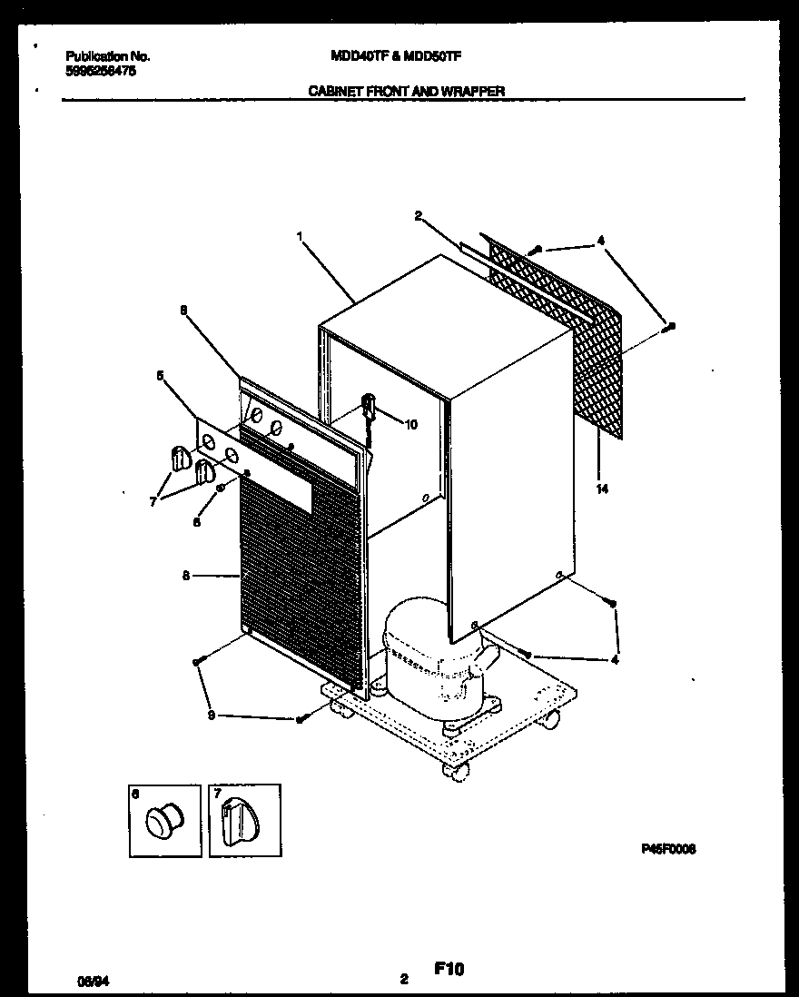 CABINET FRONT AND WRAPPER