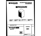 Frigidaire MDH15TF2 front cover diagram