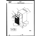 Frigidaire MDH30TF2 cabinet front and wrapper diagram