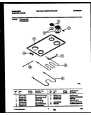 Cooktop and broiler parts