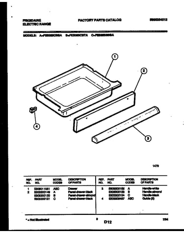 Drawer parts