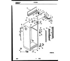 Frigidaire FRT18TRBW0 cabinet parts diagram