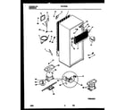 Frigidaire FRT18TRBD0 system and automatic defrost parts diagram