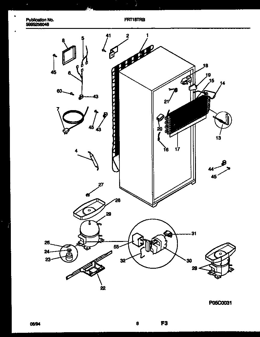 System and automatic defrost parts