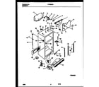 Frigidaire FRT26QNBD1 cabinet parts diagram