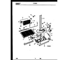 Frigidaire FRT26QNBW0 system and automatic defrost parts diagram