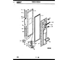 Frigidaire FRS22XHAW1 freezer door parts diagram