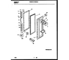 Frigidaire FRS22XHAW1 refrigerator door parts diagram