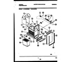 Universal/Multiflex (Frigidaire) MTC500RBM0 latch and container assembly diagram