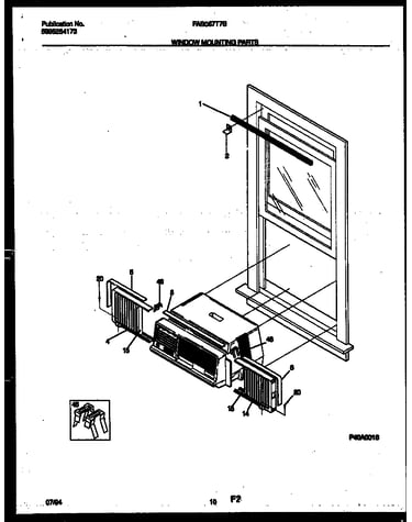 Window mounting parts