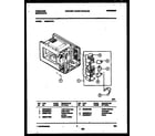 Frigidaire FMS084T1B1 latch board and leadwire assembly diagram