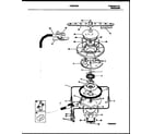 Frigidaire FDB878RBB0 motor pump parts diagram