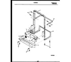 Frigidaire FDB878RBS0 power dry and motor parts diagram