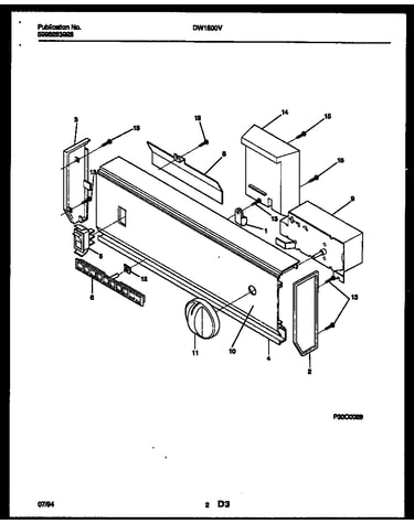 Console and control parts