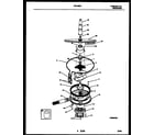 Frigidaire DW1800V1 motor pump parts diagram