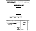 Frigidaire FDR251RBR0 cover sheet diagram