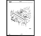 Frigidaire FDR251RBR0 console and control parts diagram