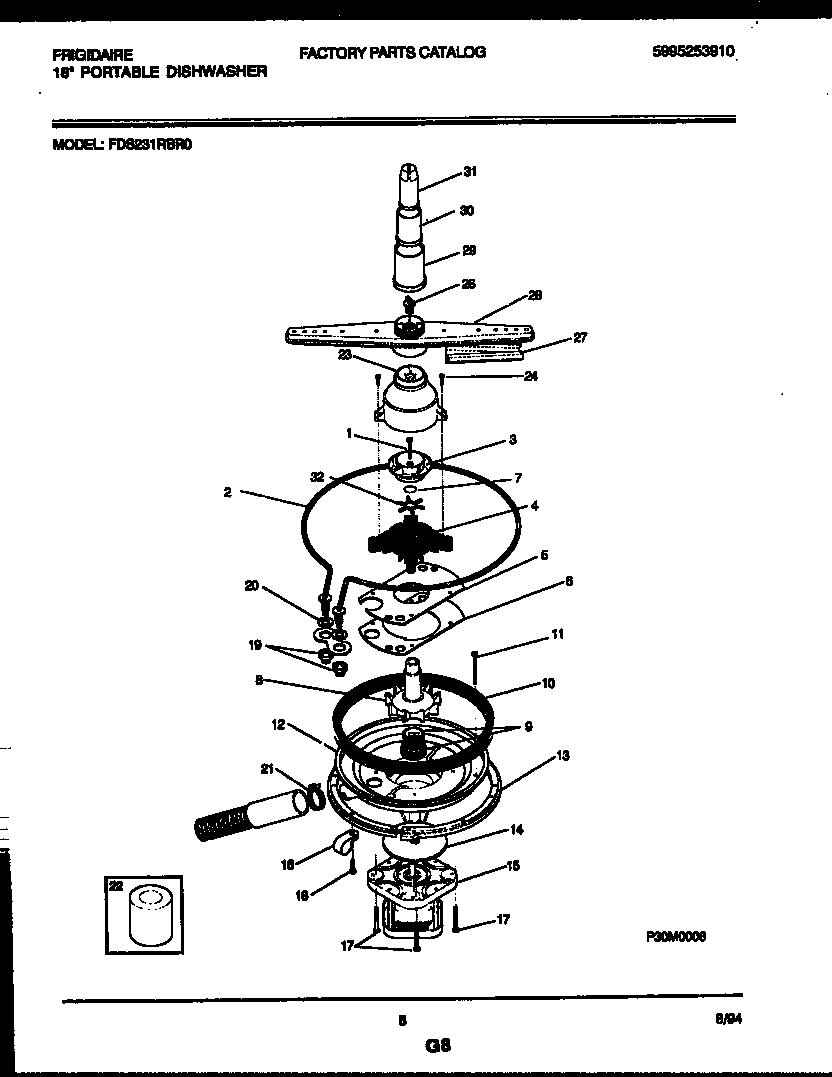 MOTOR PUMP PARTS