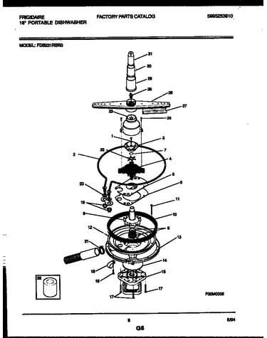 Motor pump parts