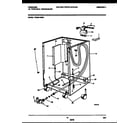 Frigidaire FDS251RBR0 cabinet parts diagram