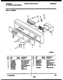 Console and control parts