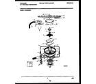 Frigidaire FDP652RBR0 motor pump parts diagram