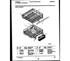Frigidaire FDP652RBR0 racks and trays diagram