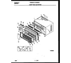 Frigidaire FAS226W2A1 cabinet front and wrapper diagram
