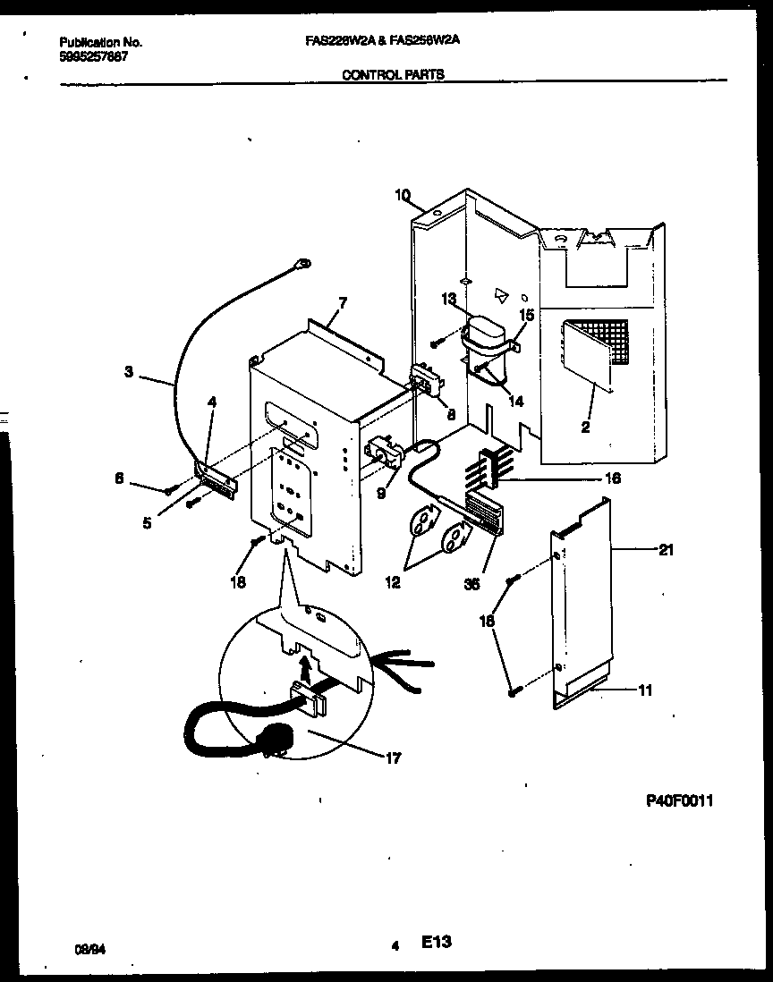 Control parts