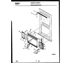 Frigidaire FAS226W2A1 window mounting parts diagram