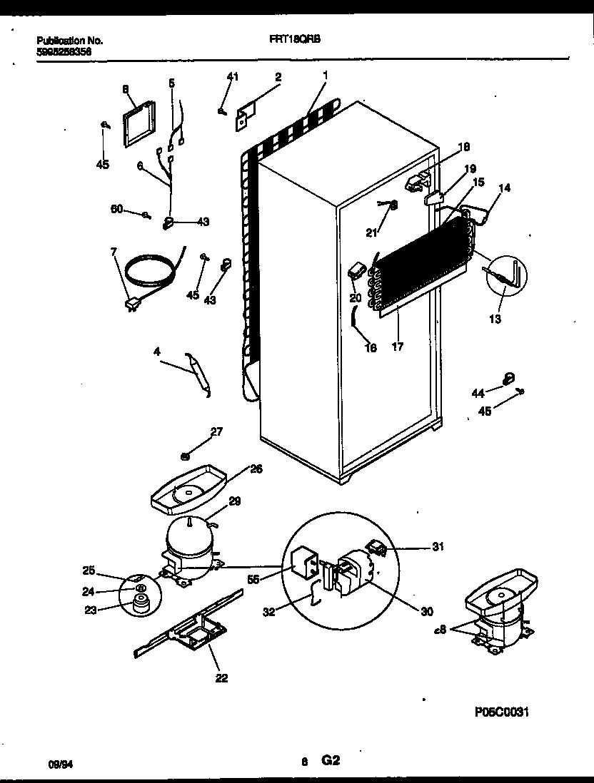 System and automatic defrost parts