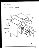 Cabinet and control parts