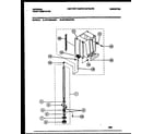 Universal/Multiflex (Frigidaire) MTC500ABD2 screw-power and ram assembly diagram