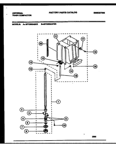 Screw-power and ram assembly