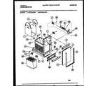 Universal/Multiflex (Frigidaire) MTC500AWW2 latch and container assembly diagram