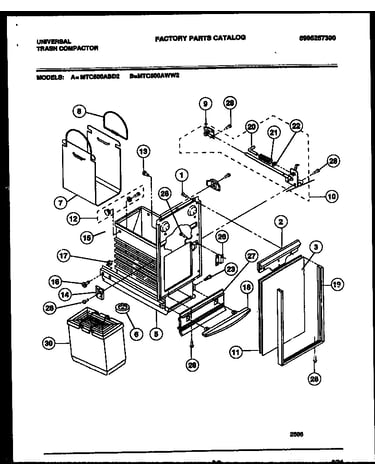 Latch and container assembly