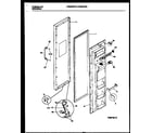 Frigidaire FRS22WPBW0 freezer door parts diagram