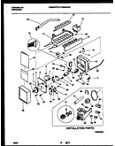 Ice maker and installation parts